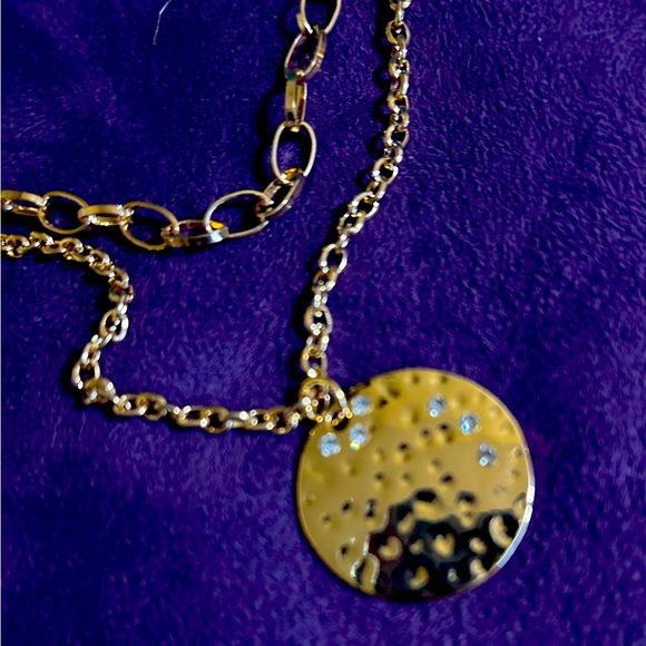 Double chain Good Necklace with Pendant - Picture 1 of 4